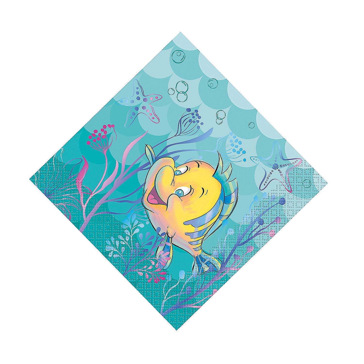 The Little Mermaid Luncheon Nap - Party Supplies - 16 Pieces