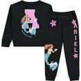 thumbnail image 1 of The Little Mermaid Movie Girls Hoodie Sweatshirt & Jogger Clothing Set. Little and Big Girl Sizes 4-16, 1 of 7