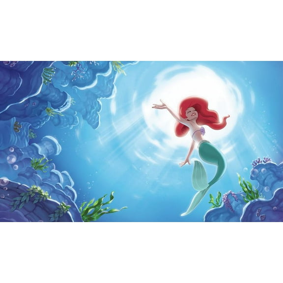 The Little Mermaid "Part of the World" XL Spray and Stick Wallpaper Mural