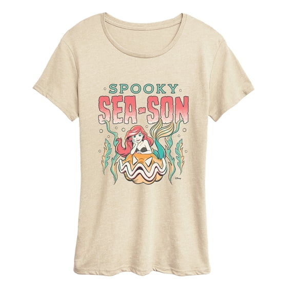 The Little Mermaid - Spooky Season - Women's Short Sleeve Graphic T-Shirt