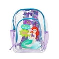 thumbnail image 1 of The Little Mermaid Transparent Backpack 16" Disney Ariel Make Your Voice Heard, 1 of 2