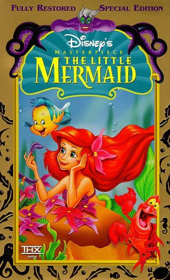 The Little Mermaid VHS 1997 Masterpiece Collection Walt Disney's THX