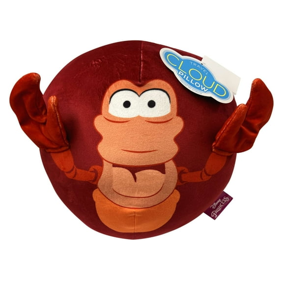 The Little Mermiad Sebastian Disney Kids Round Travel Cloud Pillow