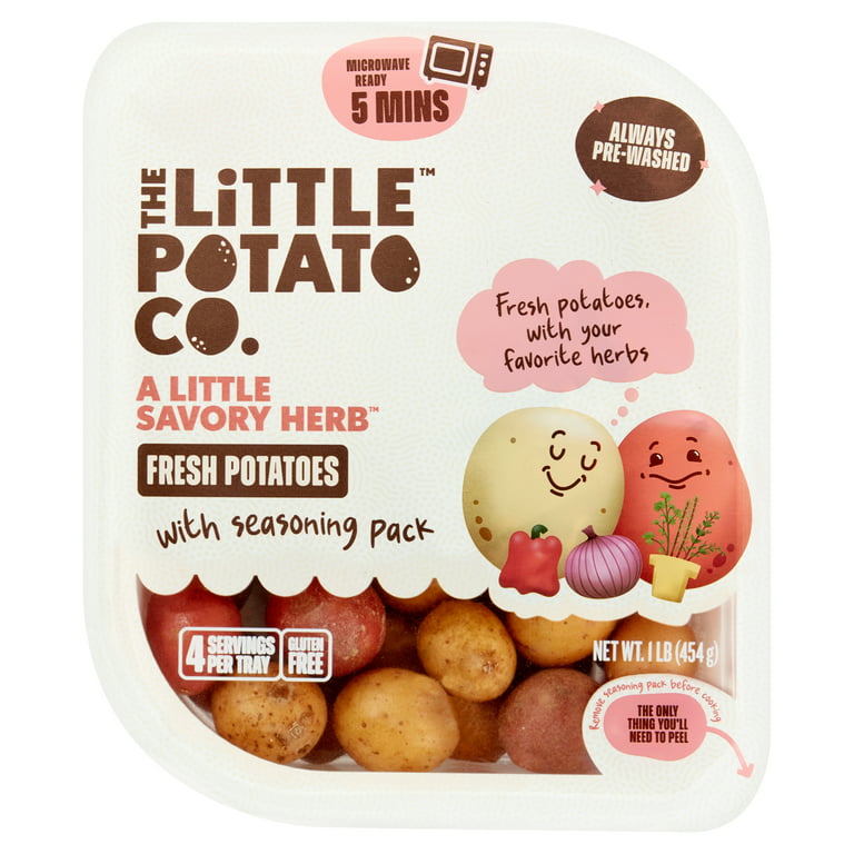 The Little Potato Company Microwave-Ready Savory Herb Potatoes, 1 lb Tray