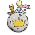 thumbnail image 1 of The Little Prince 3 Inches Tall Embroidered Iron On Patch, 1 of 1