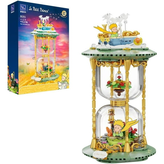 The Little Prince Hourglass Building Blocks Set Construct, Create, Play Building Kit for Adults Home and Office