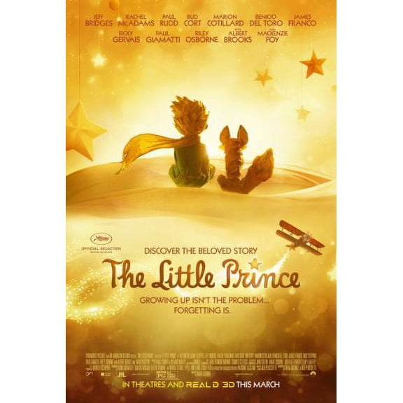 The Little Prince Movie Poster Entertainment Decor Art Poster 24x36 Unframed, Age: Adults, Rectangle Best Posters