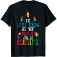 thumbnail image 1 of The Little Reasons Makes My Job So Beautiful Daycare Teacher T-Shirt Black Small, 1 of 4