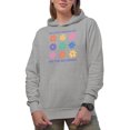 thumbnail image 1 of The Little Things in Life Are the Big Things Quote with Flowers Art Merch Gift, Heather Grey Hooded Sweatshirt or Hoodie, Large, 1 of 5