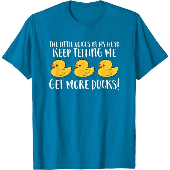 The Little Voices In My Head Keep Telling Me Get More Ducks Unisex Softstyle T-Shirt