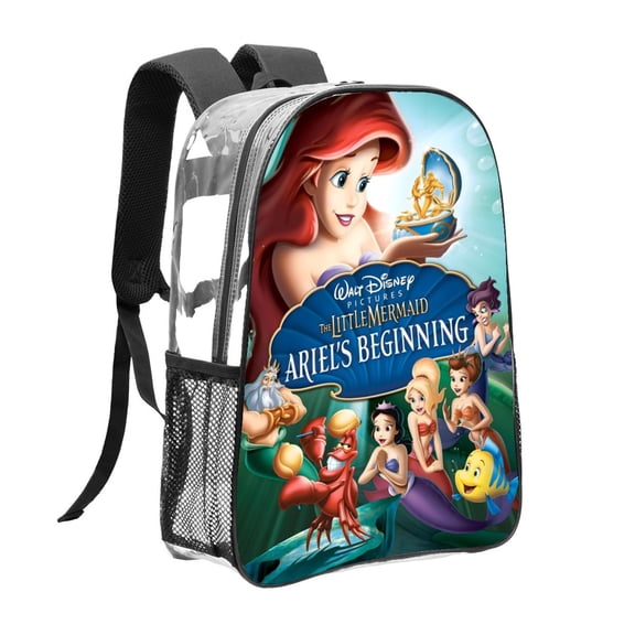 The Littles-theme Clear Backpack Heavy Duty Transparent Bag See Through Bookbag for Work, Sport, College, Travel12.2X16.9"(31X43cm)