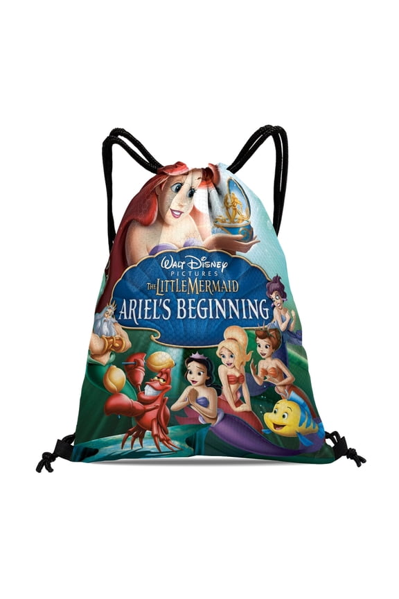 The Littles-theme Drawstring Backpack Sports Gym Bag Water Resistant String Bag Cinch Bag12X1630X40cm