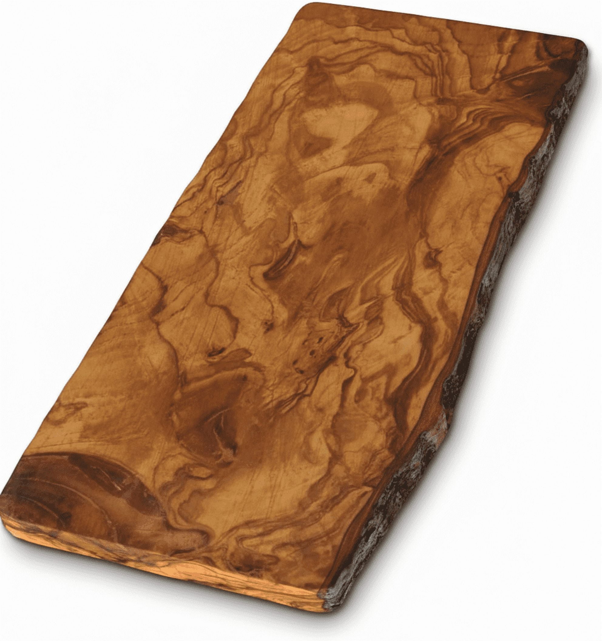 The Live Edge - Olive Wood Cutting Board for Kitchen | Wood Slab for Meat Cheese  Bread Cutting