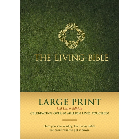 The Living Bible Large Print Red Letter Edition (Large Print) (Hardcover)
