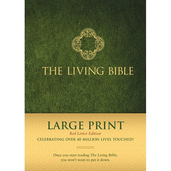 The Living Bible Large Print Red Letter Edition (Large Print) (Hardcover)