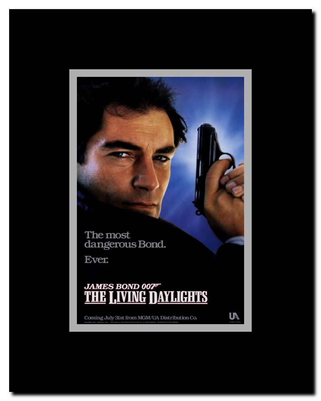 The Living Daylights Framed Movie Poster
