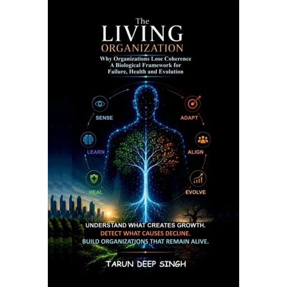 The Living Organization: Why Organizations Lose Coherence - A Biological Framework for Failure, Health and Evolution, (Paperback)