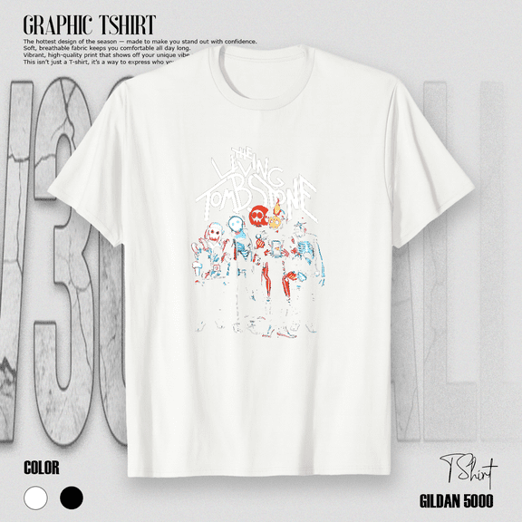 The Living Tombstone EDM Group Gamer Music Fan Art Graphic Design Unisex T-Shirt V80176, up to size 5XL