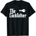 thumbnail image 1 of The Lock Father Funny Locksmith Locksmithing T Shirt Gift, 1 of 4