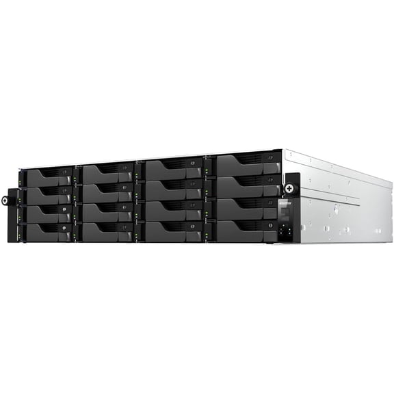 Asustor AS7216RDX Lockerstor 16 Pro Gen2 16 Bay NAS, AMD Ryzen 7 Pro 7745 , 2x10GbE Ports, 16GB ECC DDR5, 3U Rackmount