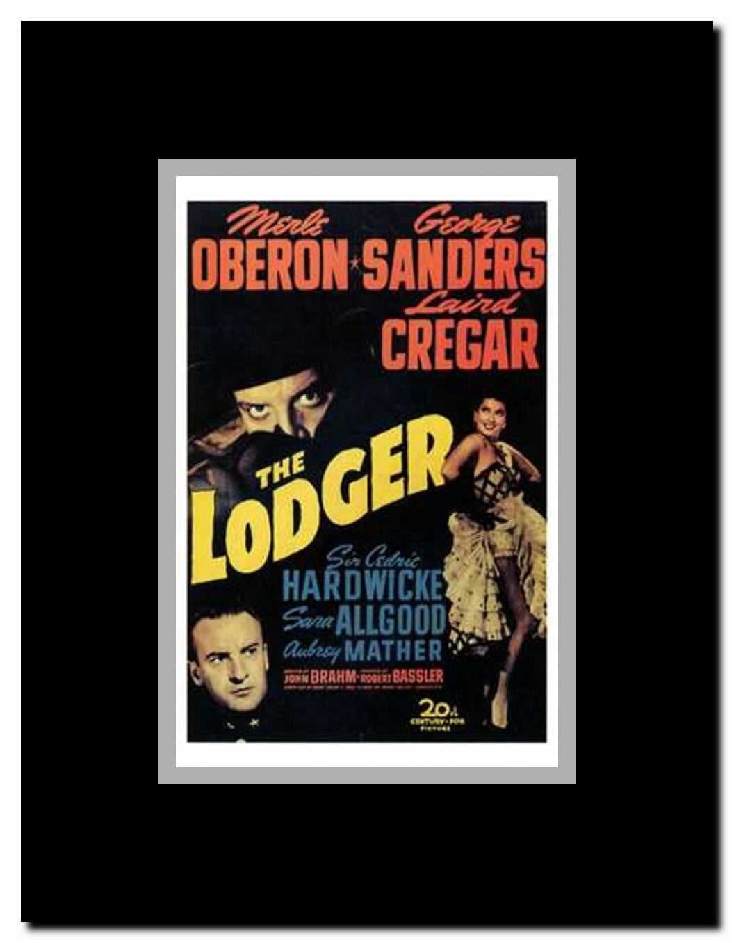 The Lodger Framed Movie Poster