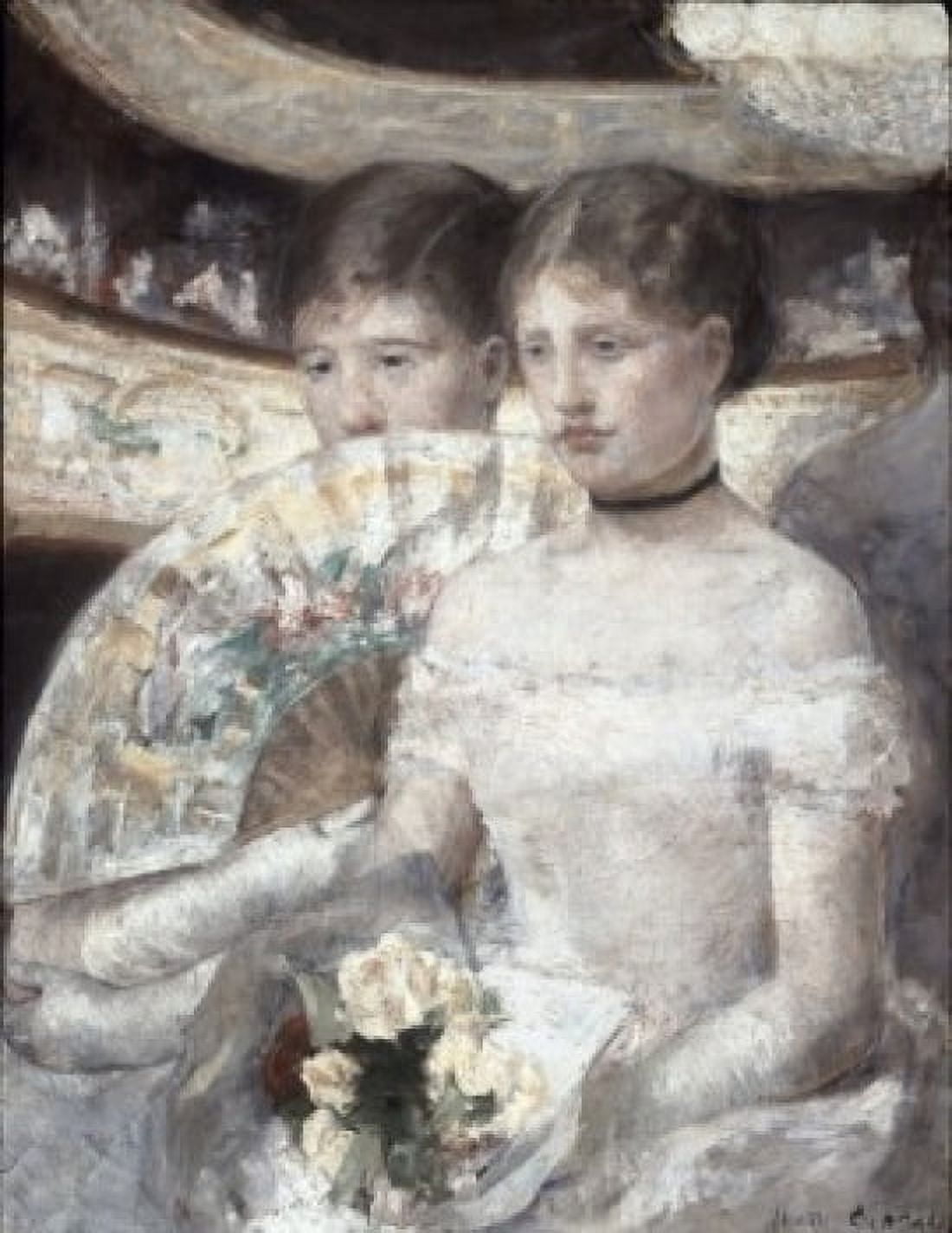 The Loge 1882 Mary Cassatt (1845-1926 American) Oil on canvas National Gallery of Art Washington DC USA Canvas Art - Mary Cassatt (18 x 24)