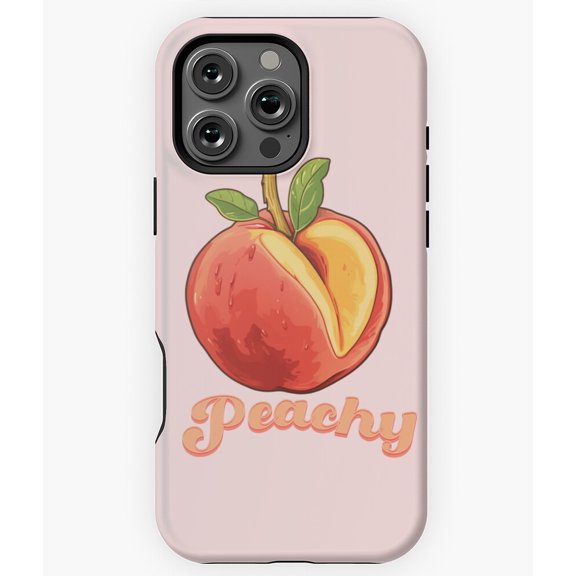 The Logo for Peachy Fruit Design N8258 Phone Case for iPhone 17 16 15 14 13 12 11 Pro Max