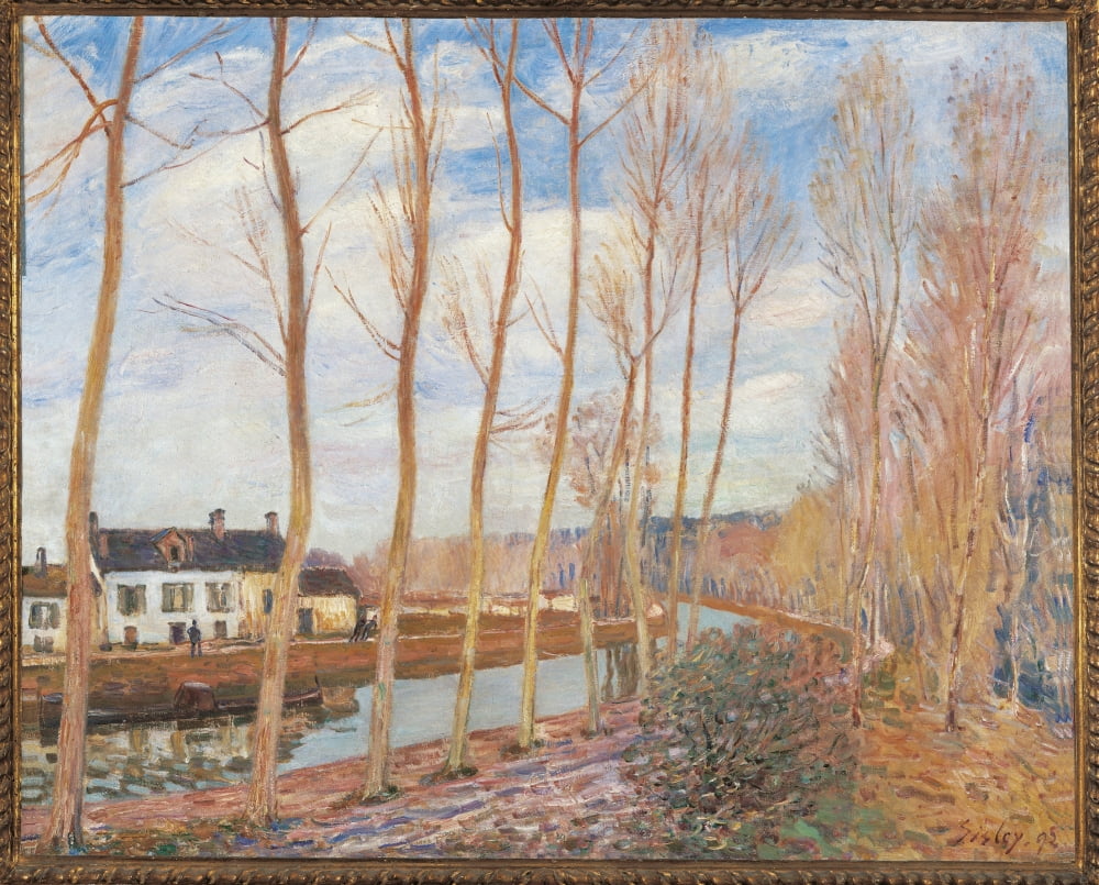 The Loings Canal Canvas Art - (36 x 24)