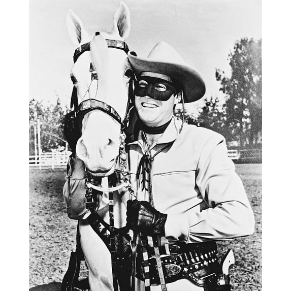 The Lone Ranger Clayton Moore 24X36 Poster (20x25cm) Photo