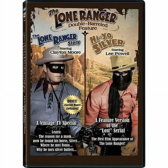 The Lone Ranger Double-Barreled Feature: The Lone Ranger Story/Hi-Yo Silver DVD