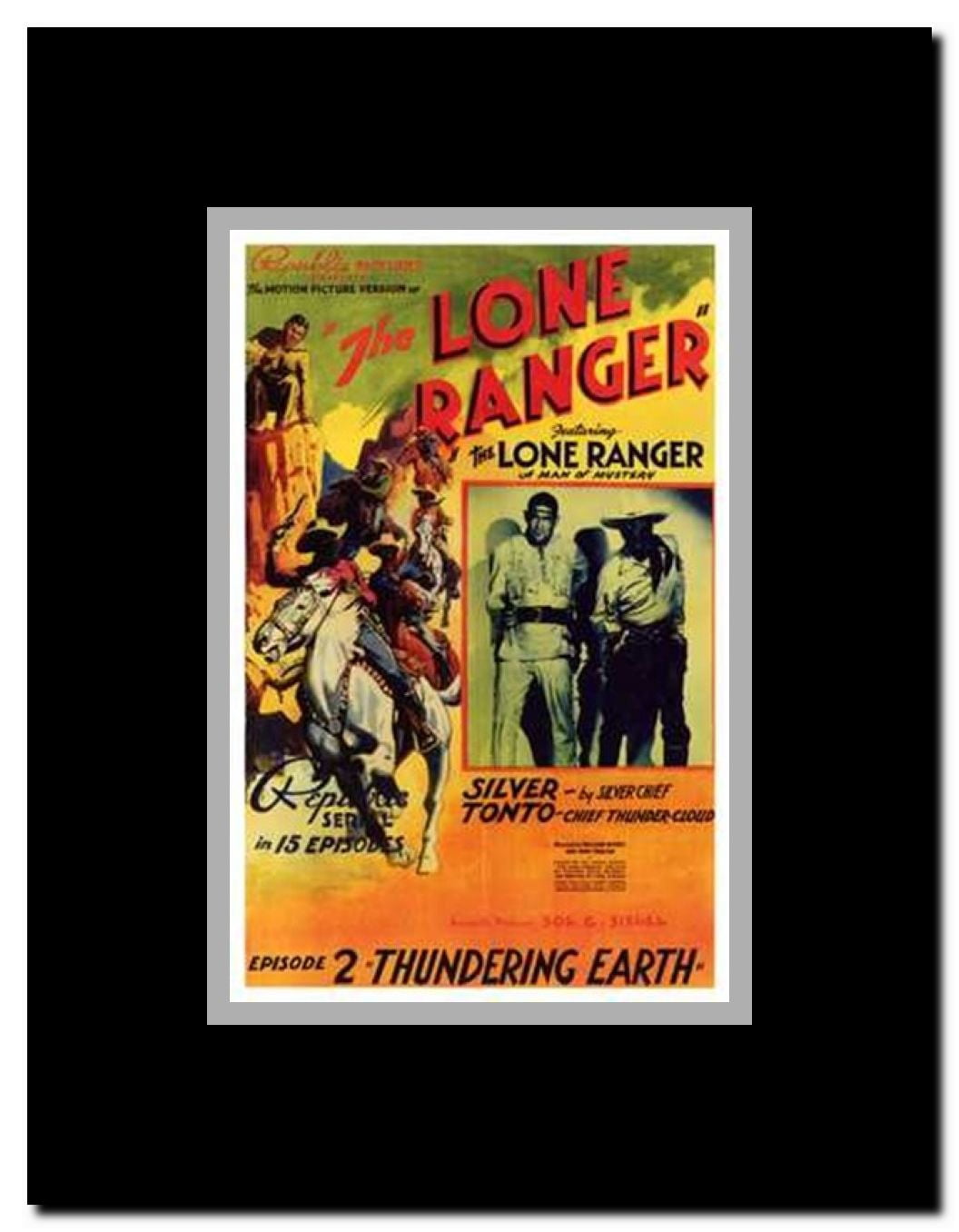 The Lone Ranger Framed Movie Poster