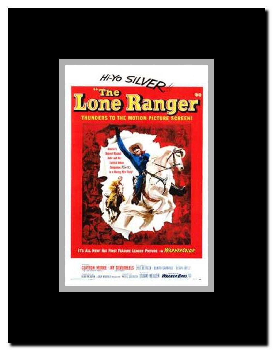 The Lone Ranger Framed Movie Poster