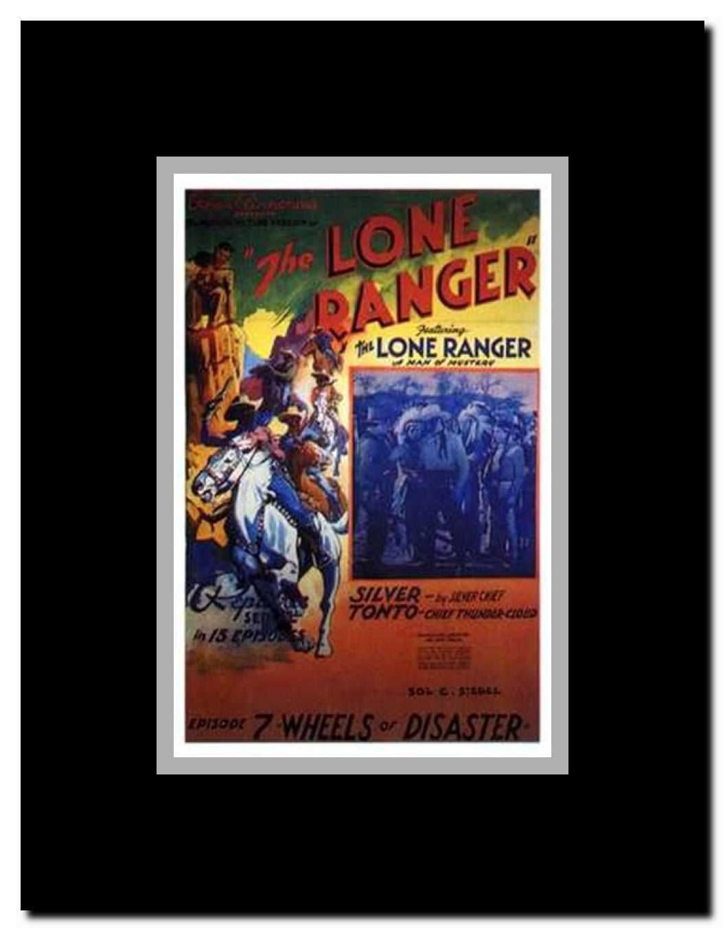The Lone Ranger Framed Movie Poster