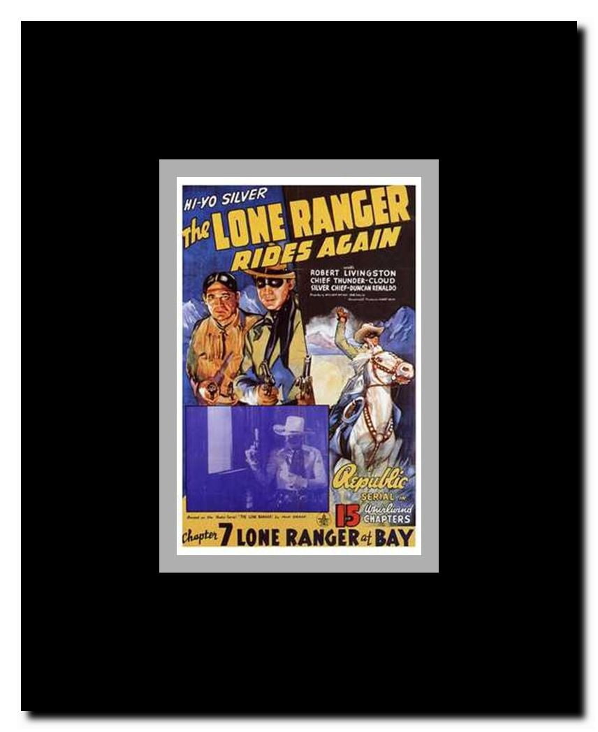 The Lone Ranger Rides Again Framed Movie Poster