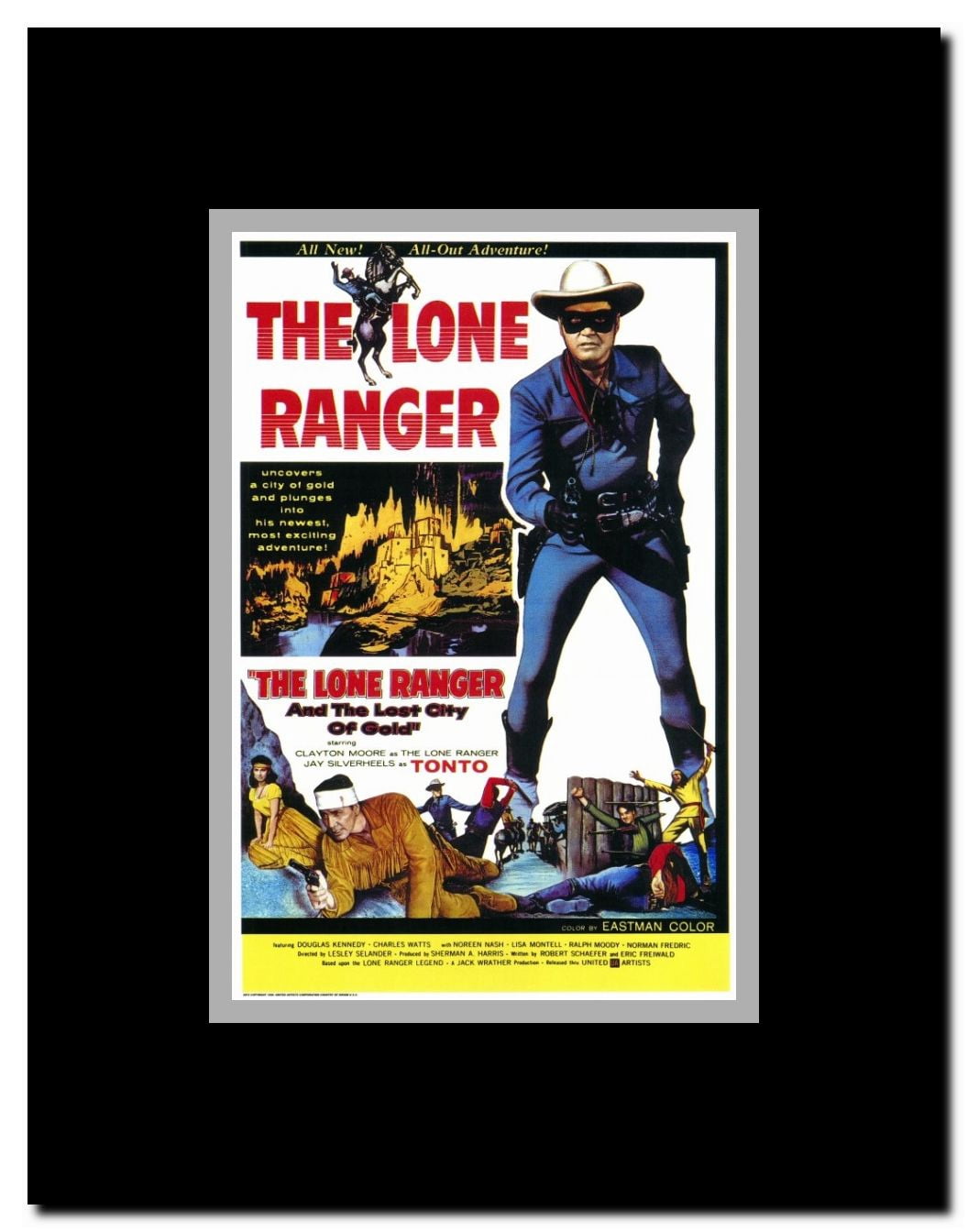 The Lone Ranger and the Lost City of Gold Framed Movie Poster