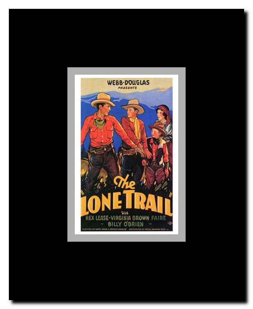 The Lone Trail Framed Movie Poster