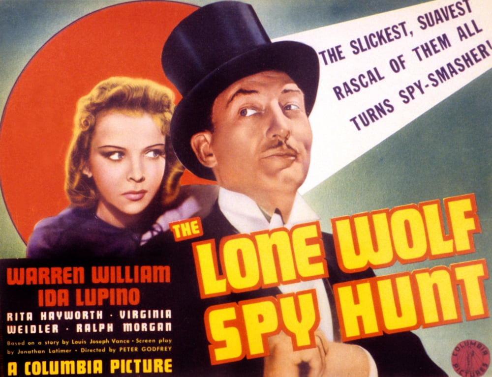 The Lone Wolf Spy Hunt Canvas Art - (28 x 22)