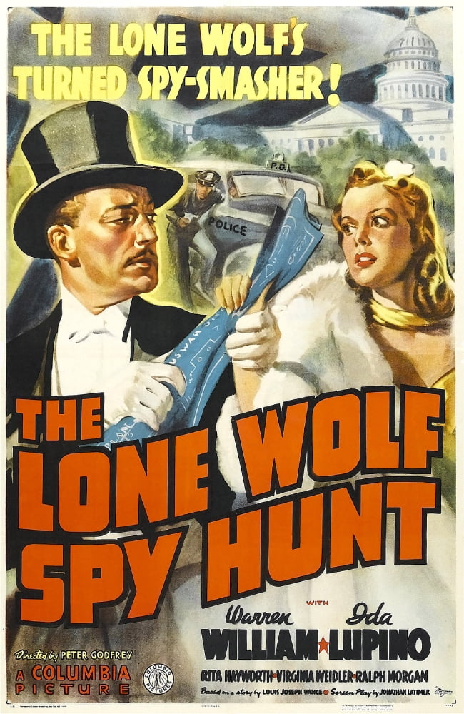 The Lone Wolf Spy Hunt U Canvas Art - (24 x 36)