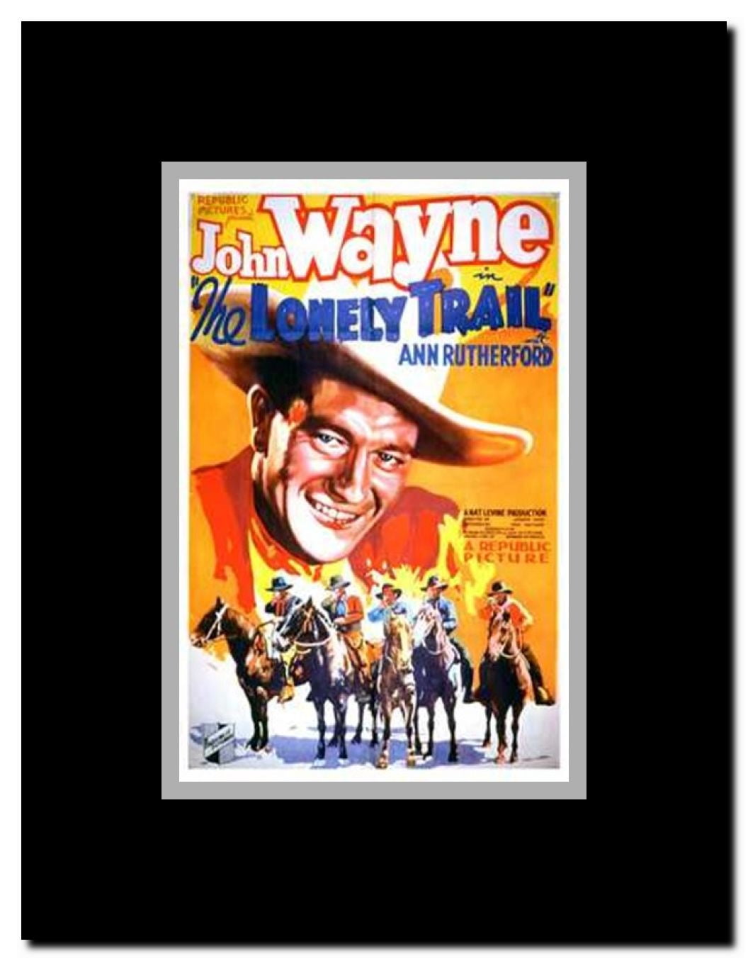 The Lonely Trail Framed Movie Poster