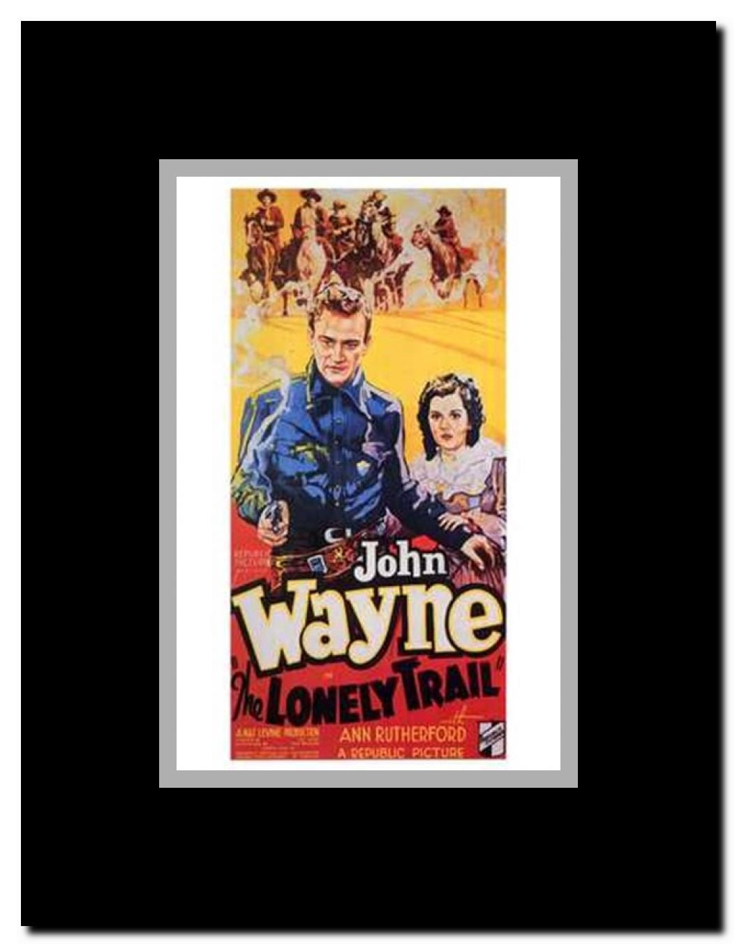 The Lonely Trail Framed Movie Poster