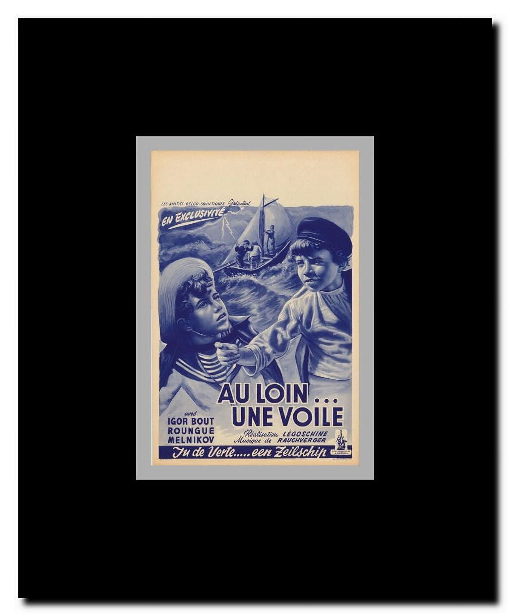 The Lonely White Sail Framed Movie Poster
