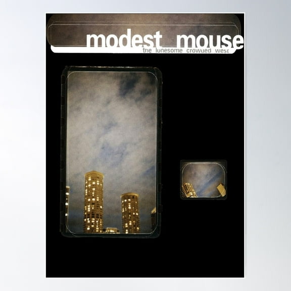 The Lonesome Crowded West Poster Wall Art, Modern Wall Decor For Living Room Bedroom, 24x36 UNFRAMED