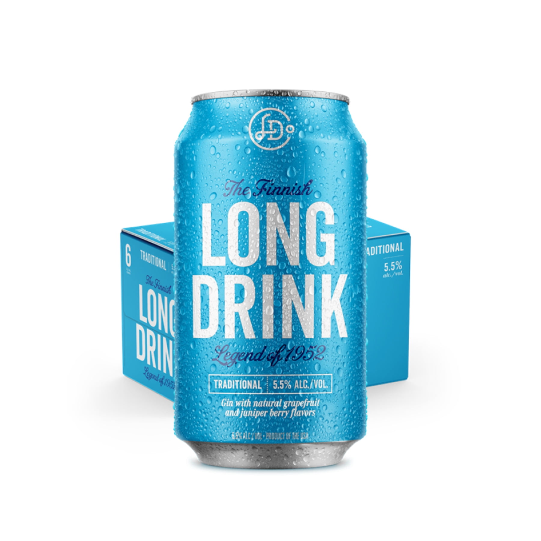 The Long Drink Company Traditional Cocktail, 6 Pack 355 ml Cans, 6 ABV