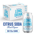 thumbnail image 1 of The Long Drink, Zero, Citrus Soda, Gin with Natural Flavors, 6 Pack 355 ml Cans, ABV 5%, 1 of 6