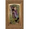 thumbnail image 1 of The Long Engagement 17x24 Gold Ornate Wood Framed Canvas Art by Hughes, Arthur, 1 of 2