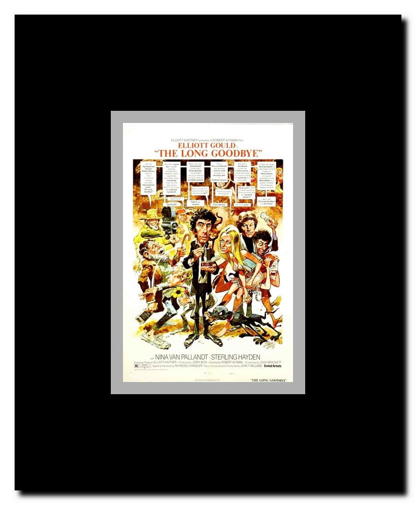 The Long Goodbye Framed Movie Poster