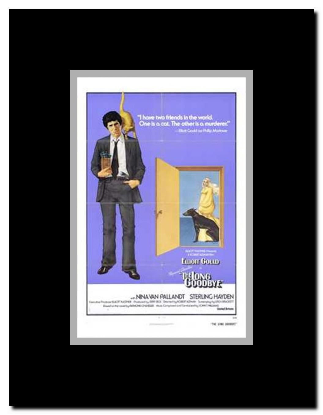 The Long Goodbye Framed Movie Poster