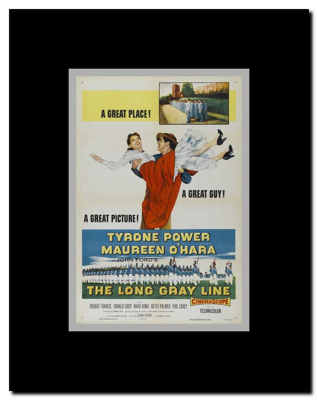The Long Gray Line Framed Movie Poster