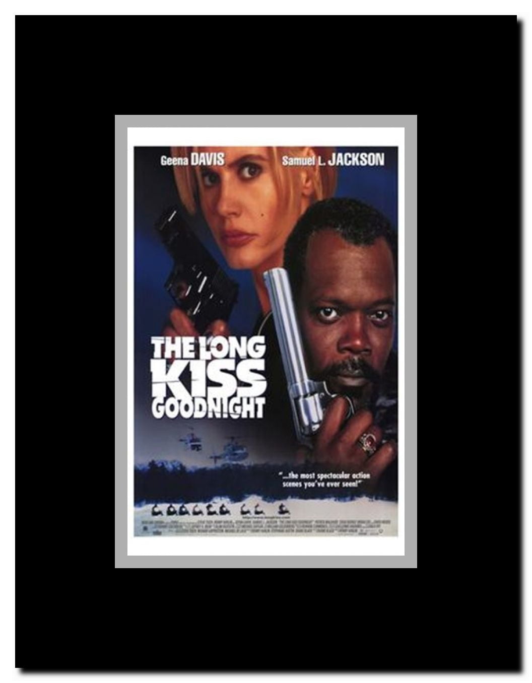The Long Kiss Goodnight Framed Movie Poster