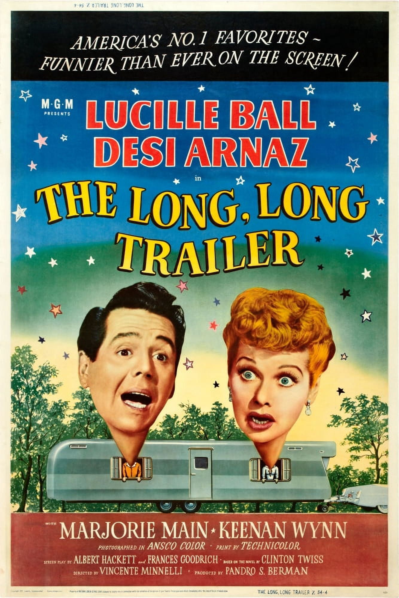 The Long Long Trailer Canvas Art - (24 x 36)